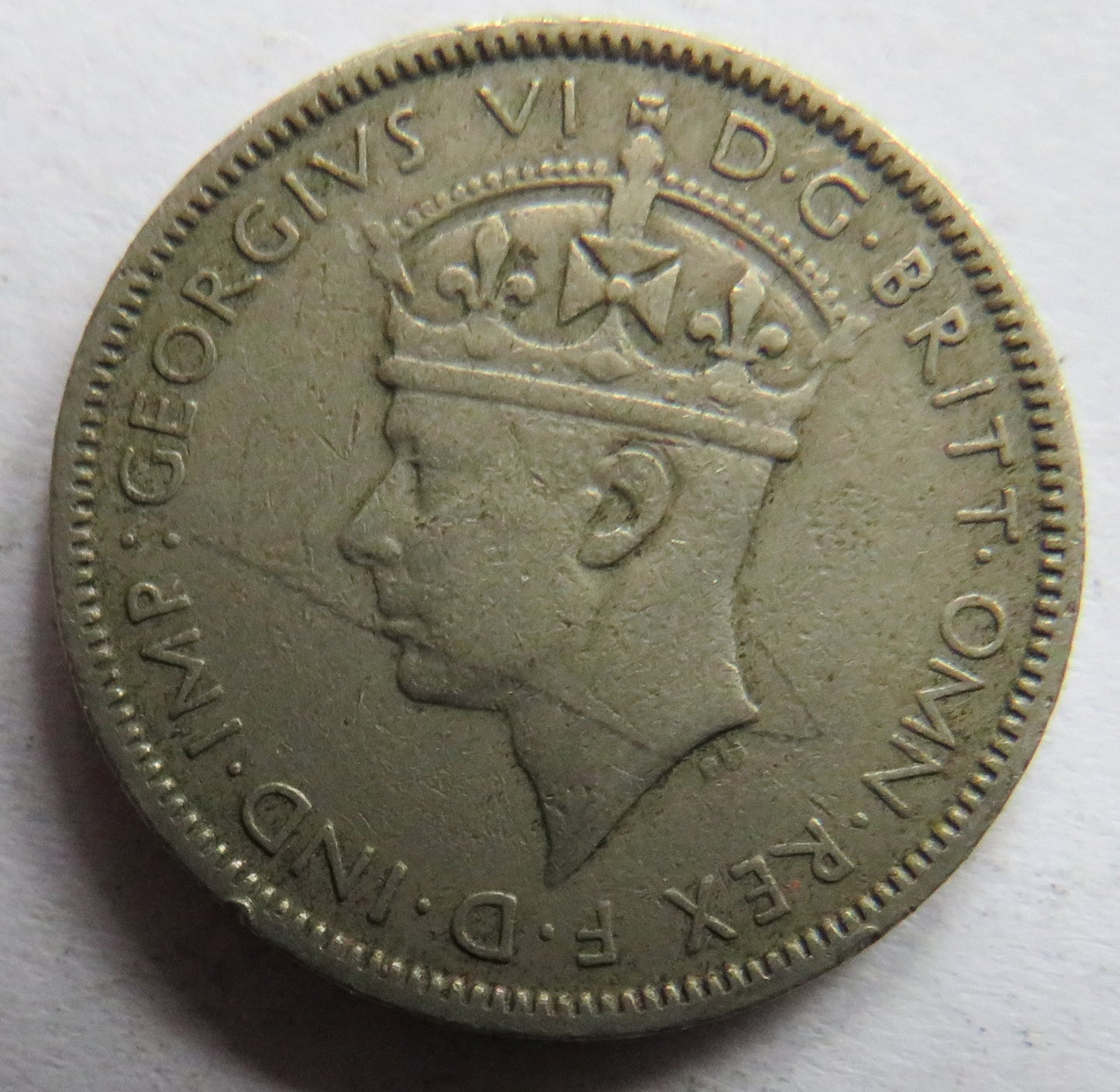 1946-KN King George VI British West Africa Threepence Coin