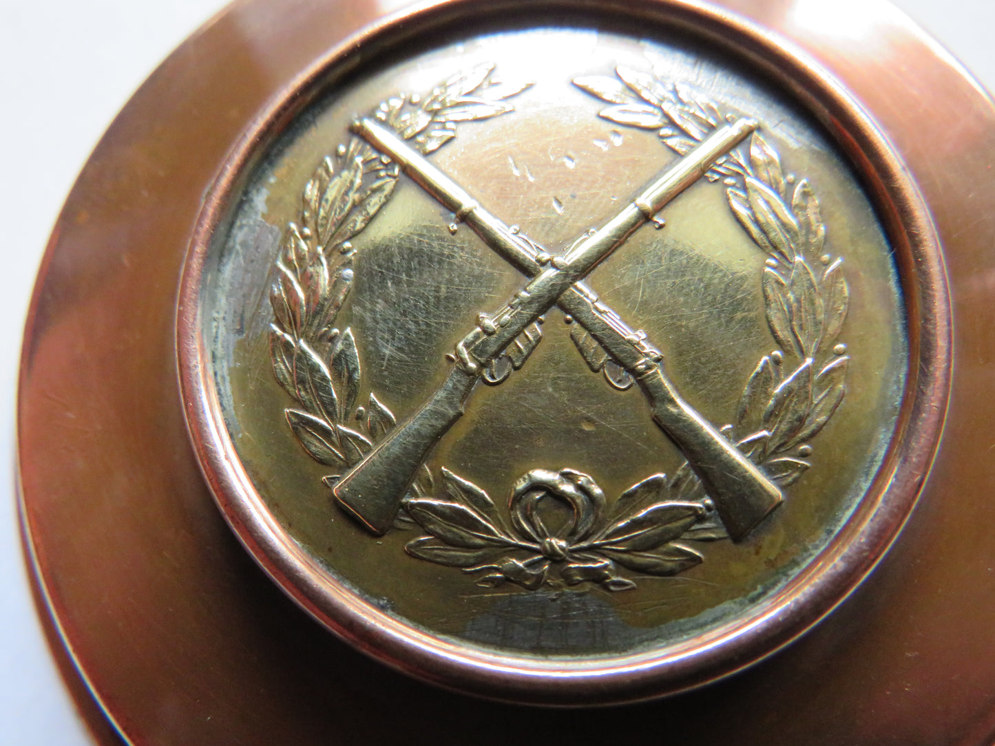 Vintage 1955 Small Arms Association Medal / Ashtray