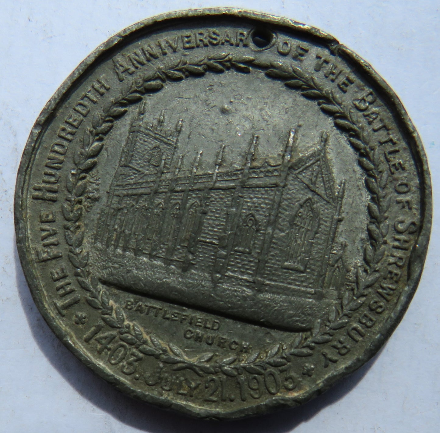 1903 500th Anniversary of the Battle of Shrewsbury Medal