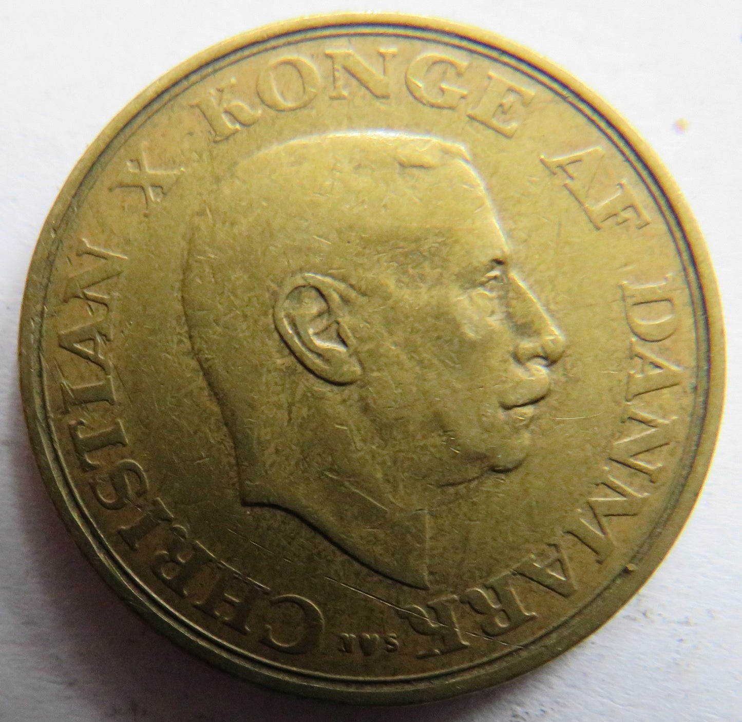 1942 Denmark One Krone Coin