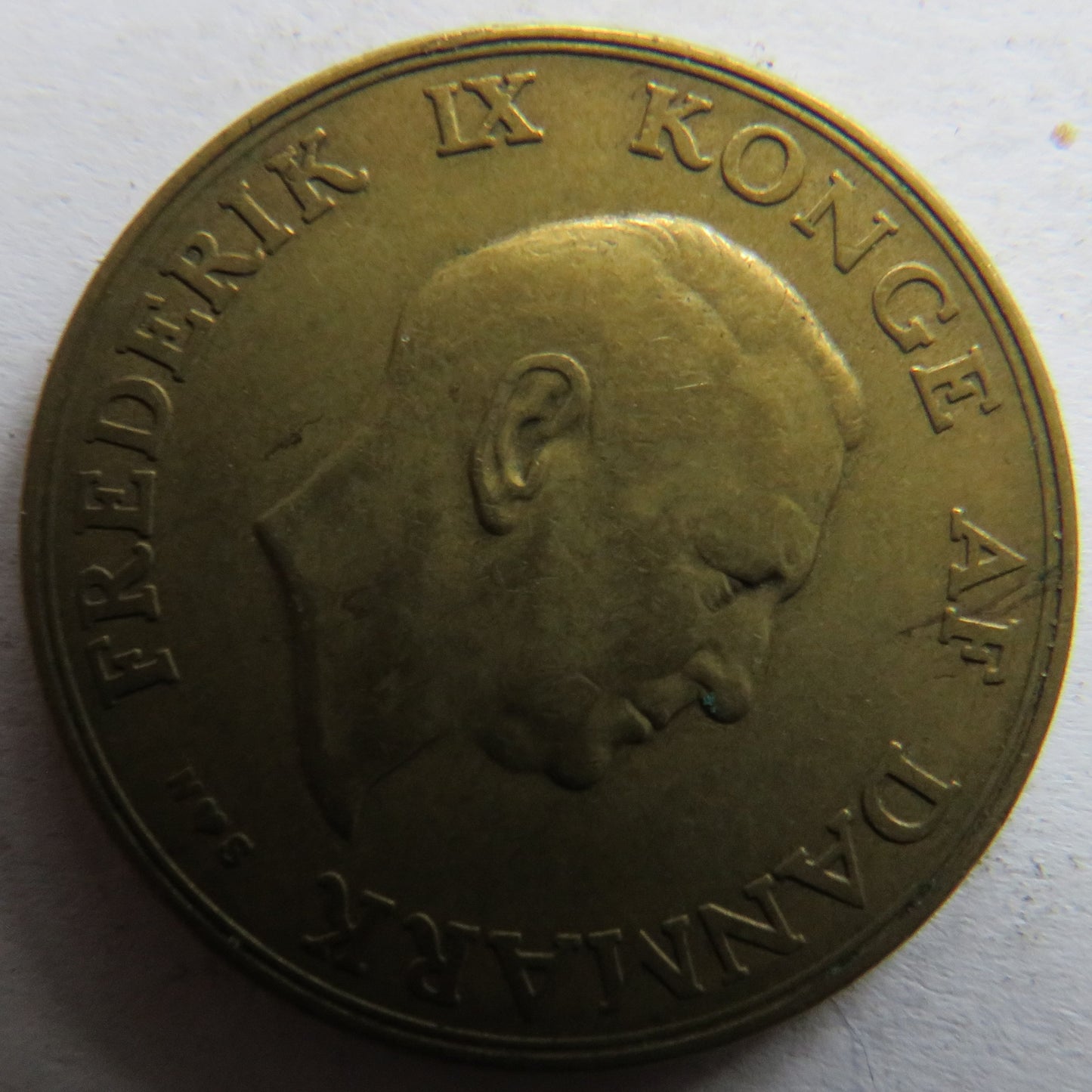 1948 Denmark One Krone Coin