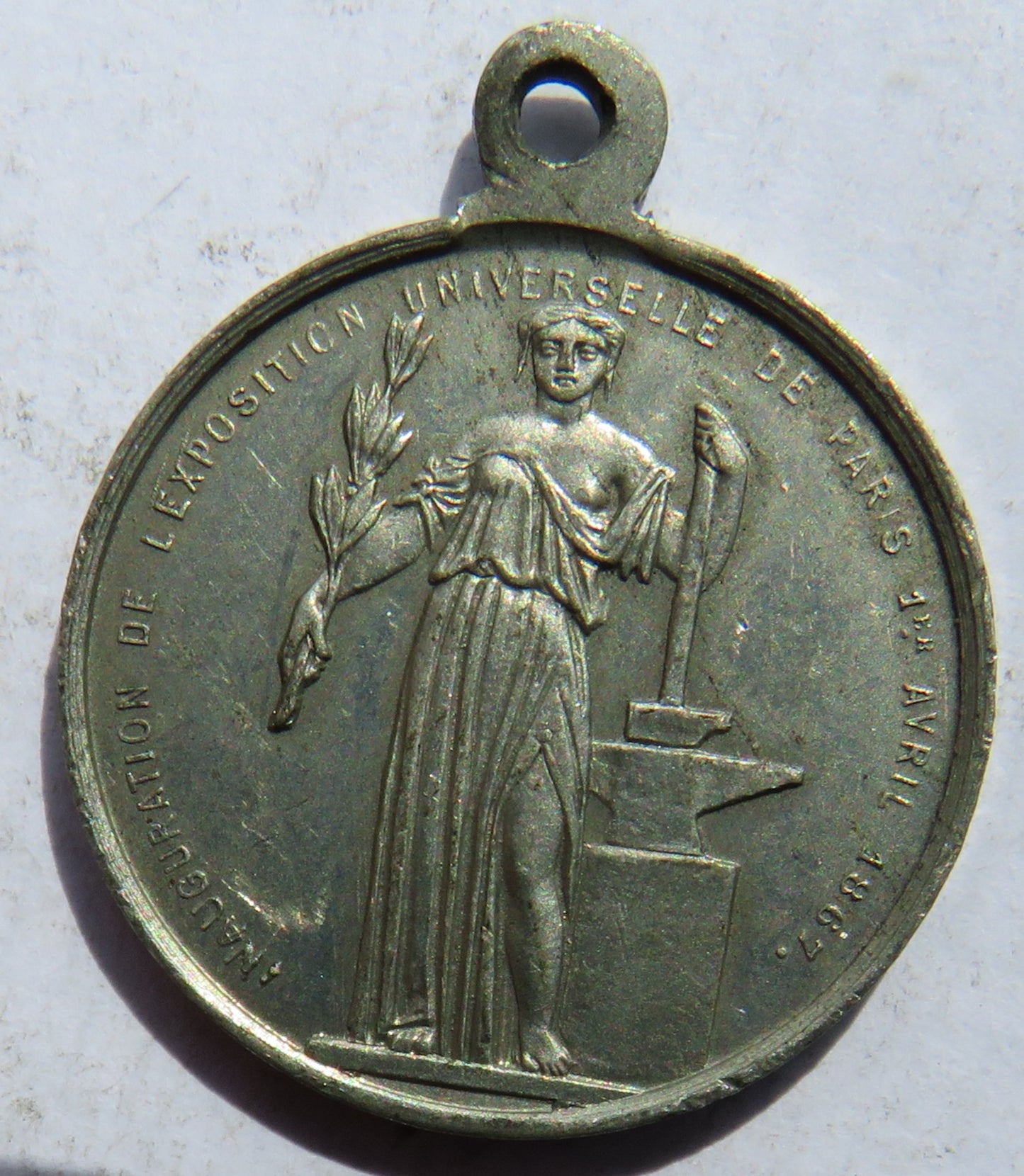 Napoleon III Emperor 1867 Paris Exhibition Medal
