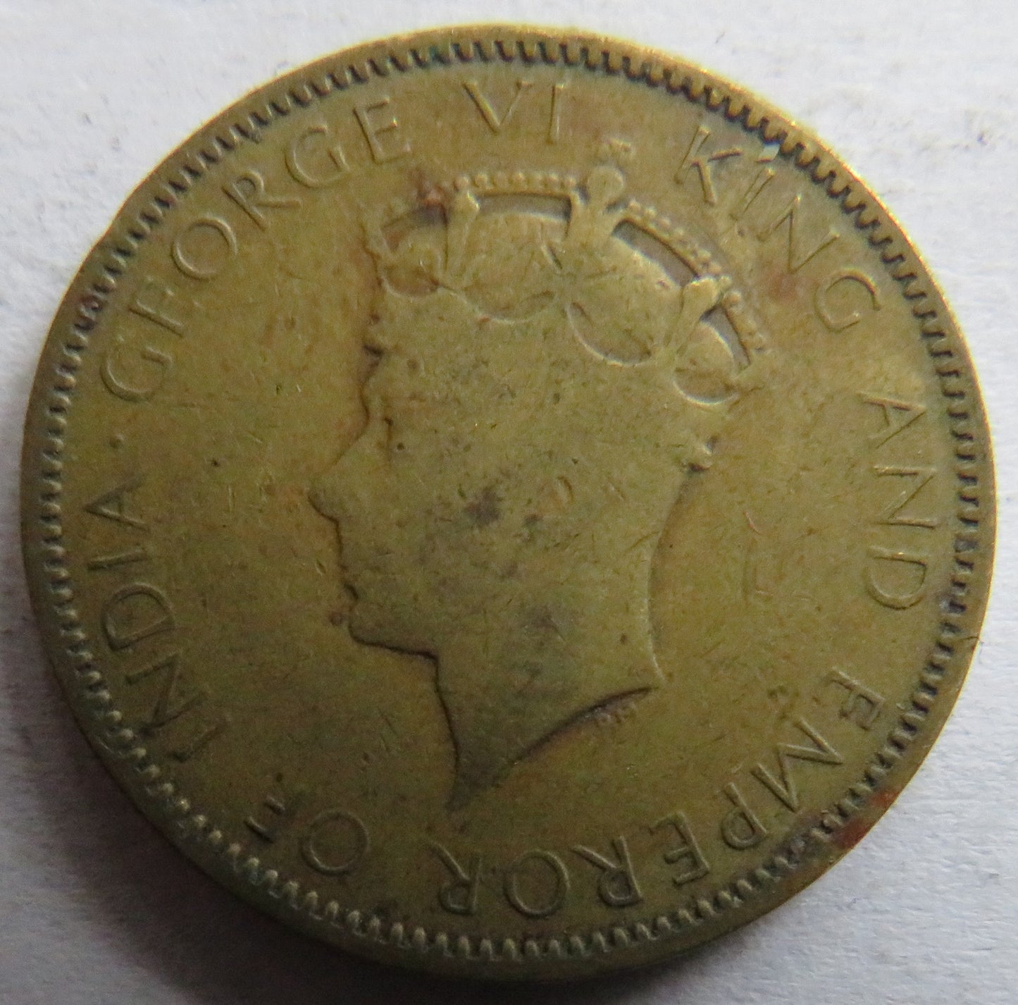 1937 King George VI Jamaica Halfpenny Coin