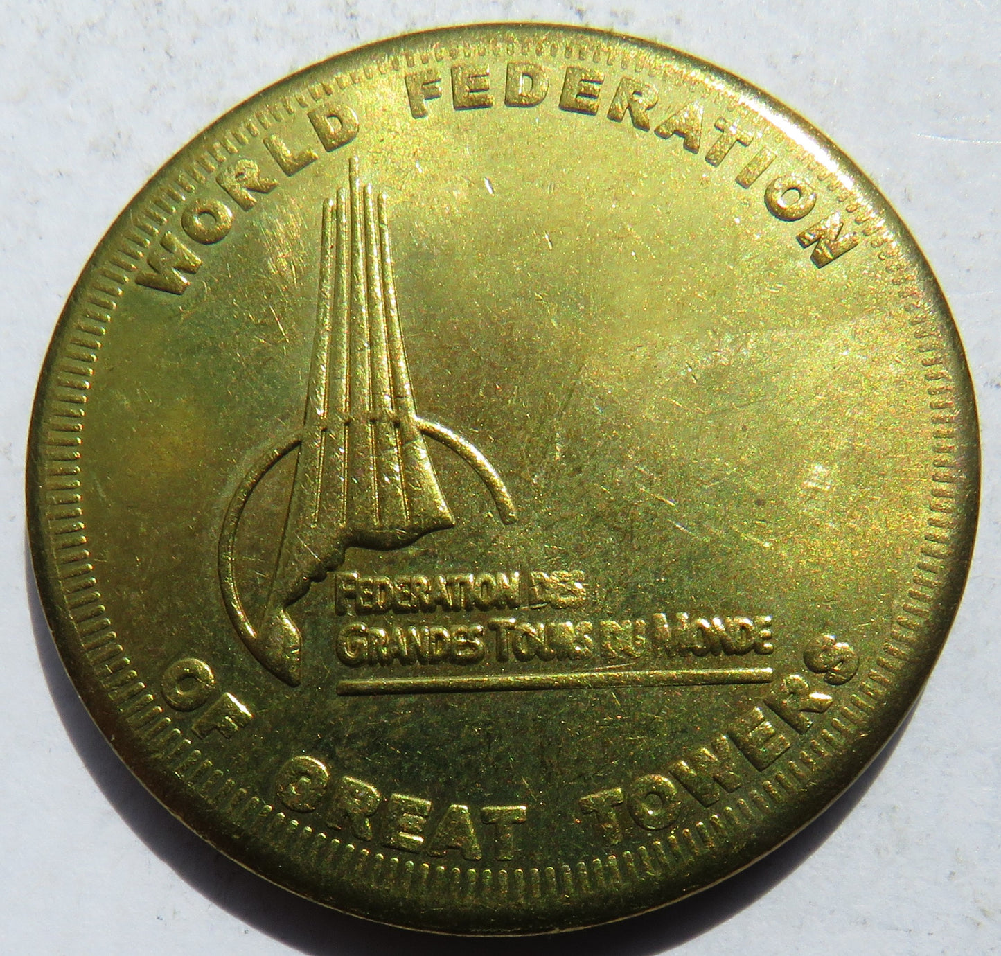 New Zealand Souvenir Coin World Federation of Great Towers