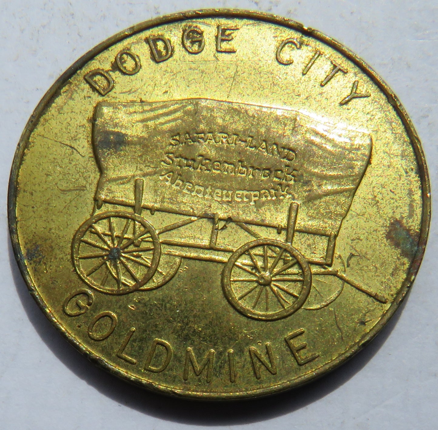 Safari-Land-Stukenbrock Abenteuerpark Dodge City Gold Mine Token