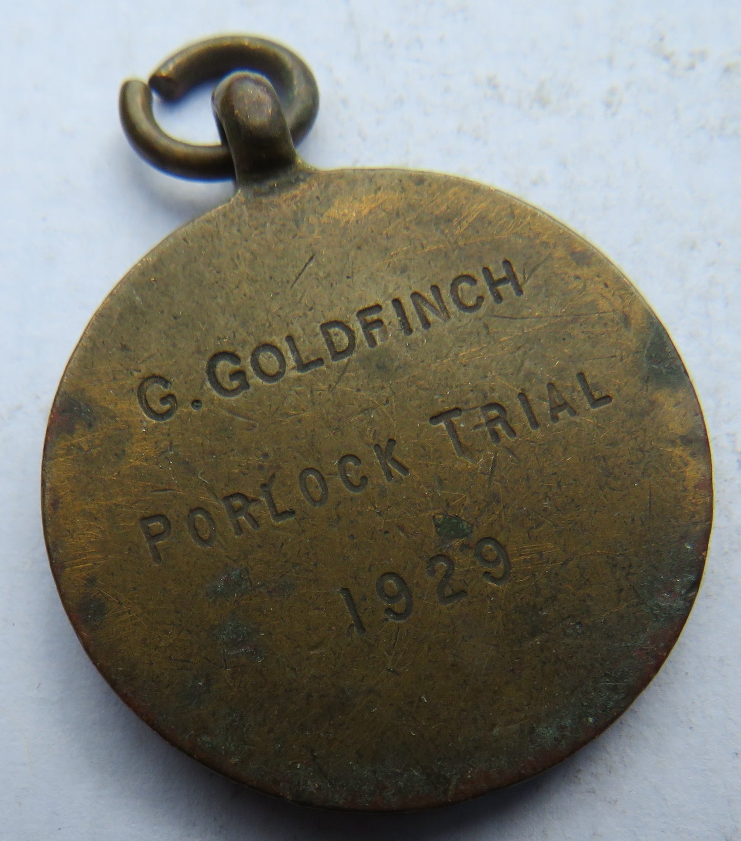 Antique Enamel Fob / Medal Walden & District Motor Club 1929