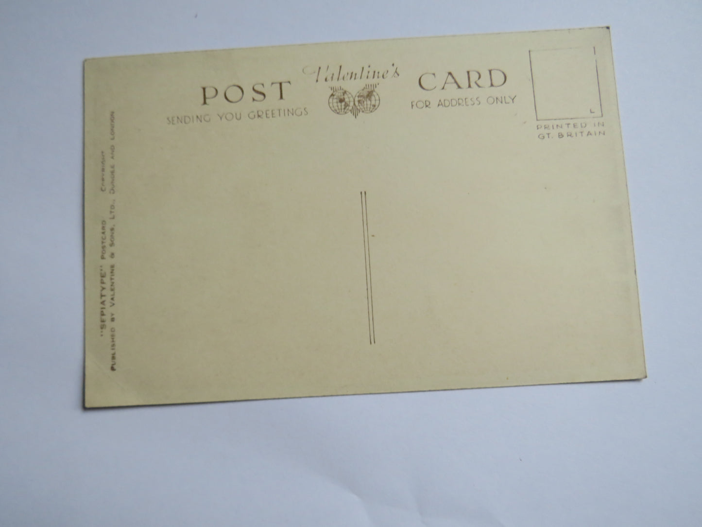 Vintage Postcard of The Gean House, Alloa