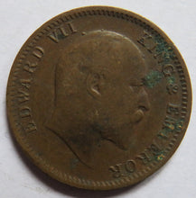 Load image into Gallery viewer, 1910 King Edward VII India 1/4 Quarter Anna Coin
