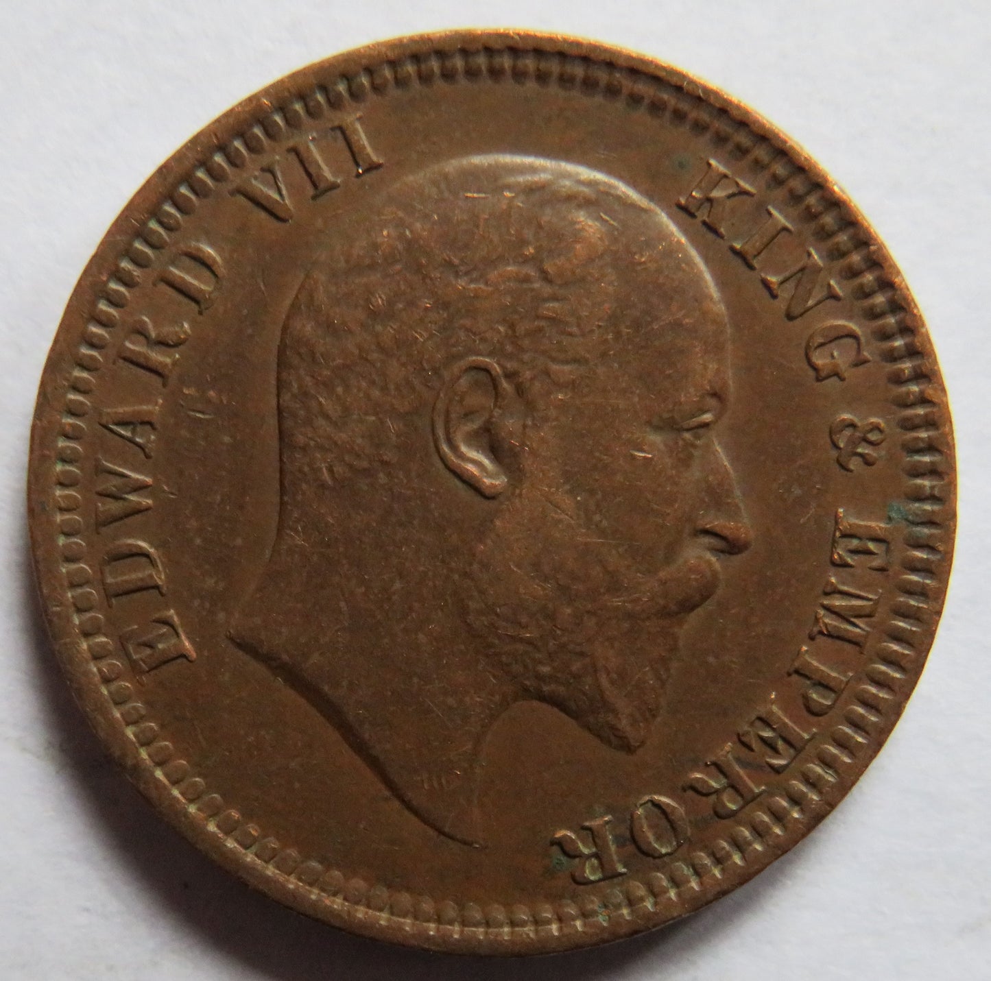 1903 King Edward VII India 1/4 Quarter Anna Coin 