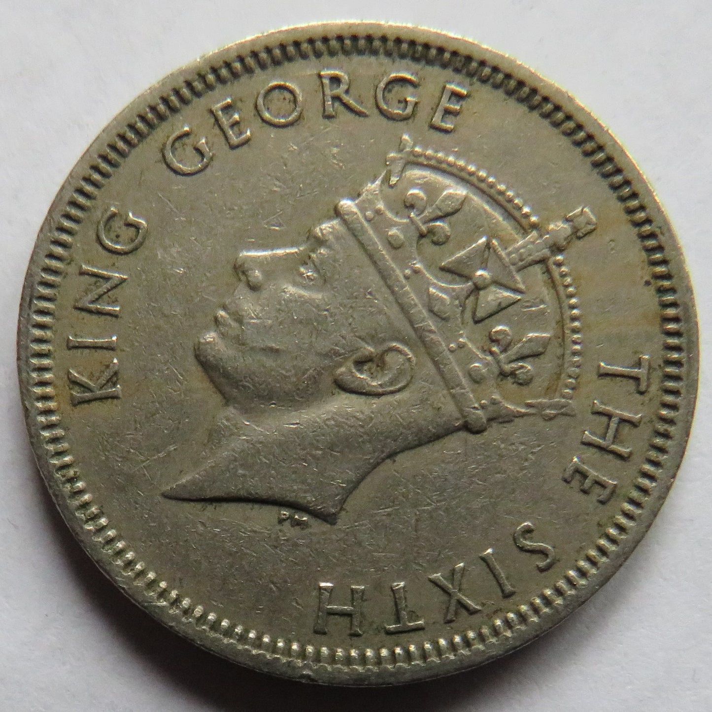 1951 King George VI Hong Kong 50 Cents Coin