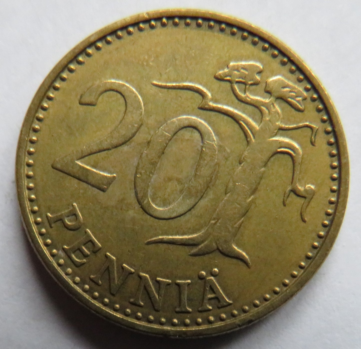 1973 Finland 20 Pennia Coin