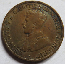 Load image into Gallery viewer, 1920 King George V Australia Halfpenny Coin
