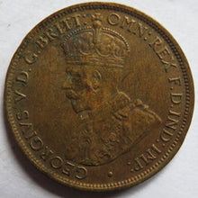 Load image into Gallery viewer, 1914-H King George V Australia Halfpenny Coin In Better Grade
