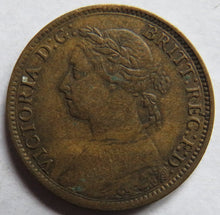 Load image into Gallery viewer, 1888 Queen Victoria Bun Head Farthing Coin - Great Britain
