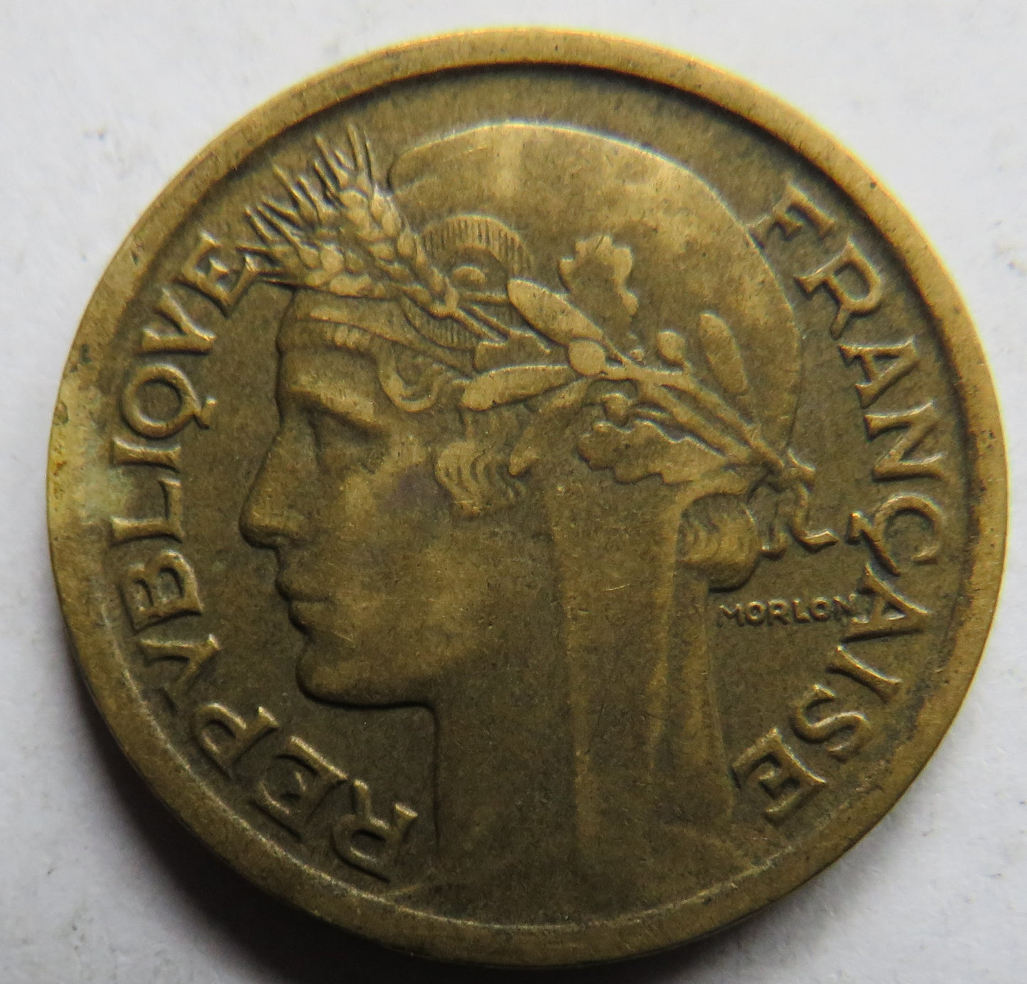 1940 France One Franc Coin