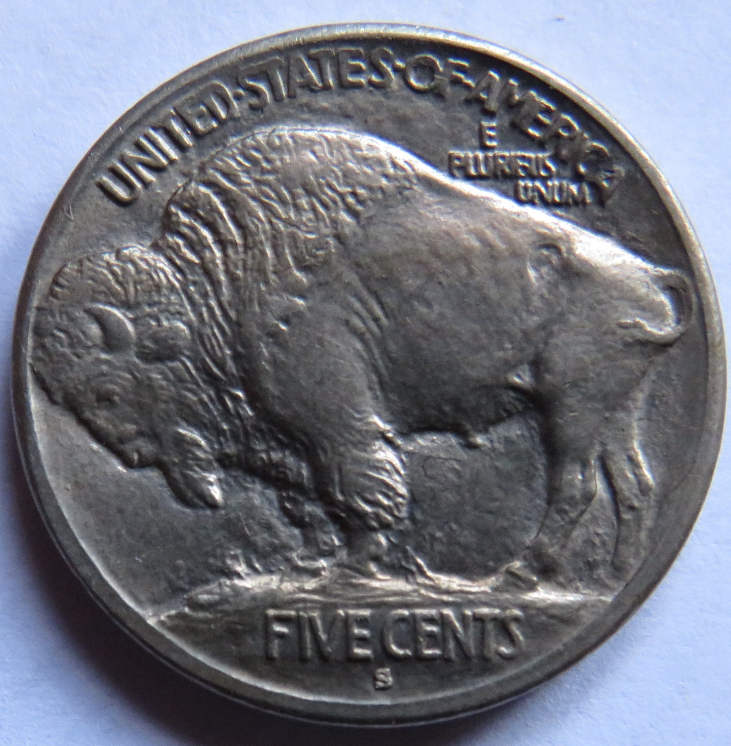 1913-S USA Buffalo Nickel Coin In Higher Grade Scarce
