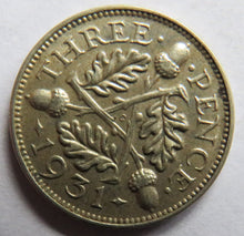 Load image into Gallery viewer, 1931 King George V Silver Threepence Coin - Better Grade

