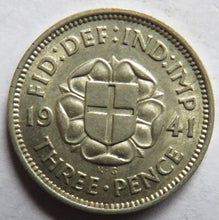 Load image into Gallery viewer, 1941 King George VI Silver Threepence Coin Higher Grade
