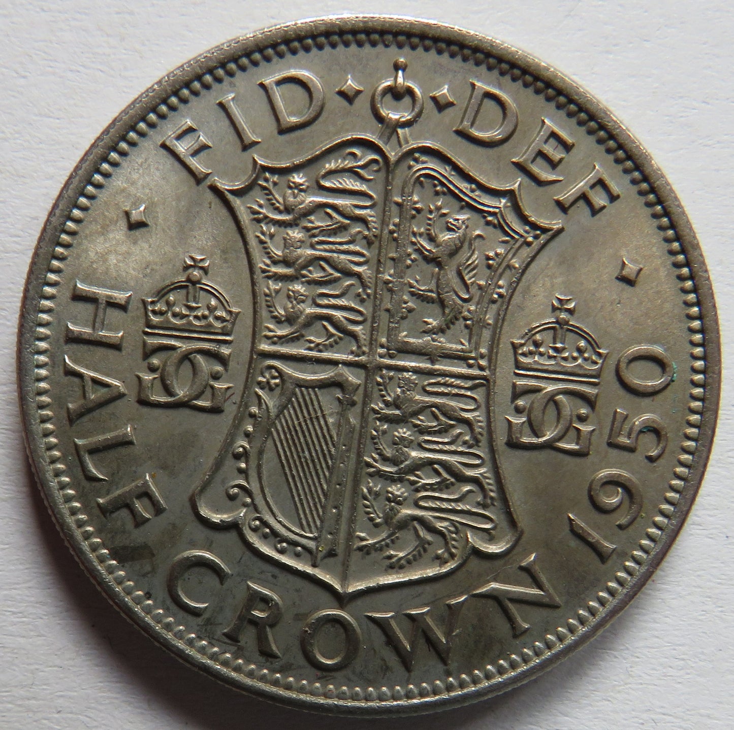 1950 King George VI Halfcrown Coin In High Grade - Great Britain