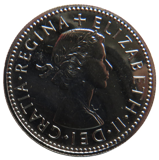 1970 Queen Elizabeth II Proof English Shilling Coin - Great Britain