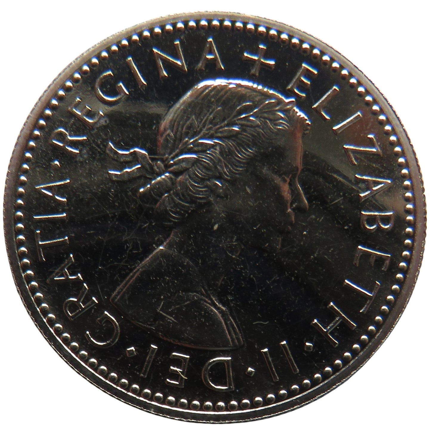 1970 Queen Elizabeth II Proof Scottish Shilling Coin - Great Britain