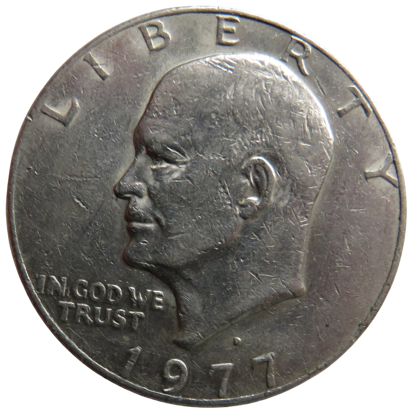 1977 USA Eisenhower $1 One Dollar Coin