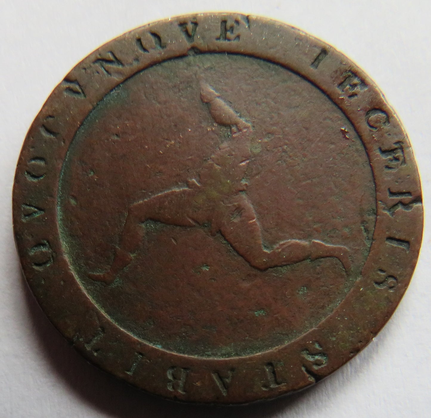 1813 Isle of Man Halfpenny Coin
