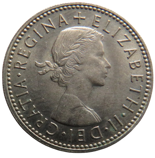 1958 Queen Elizabeth II Shilling Coin (Scottish Reverse) Higher Grade
