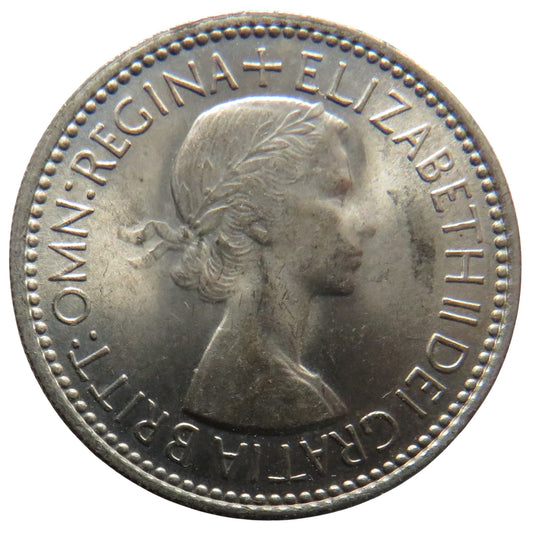 1953 Queen Elizabeth II Shilling Coin (Scottish Reverse)
