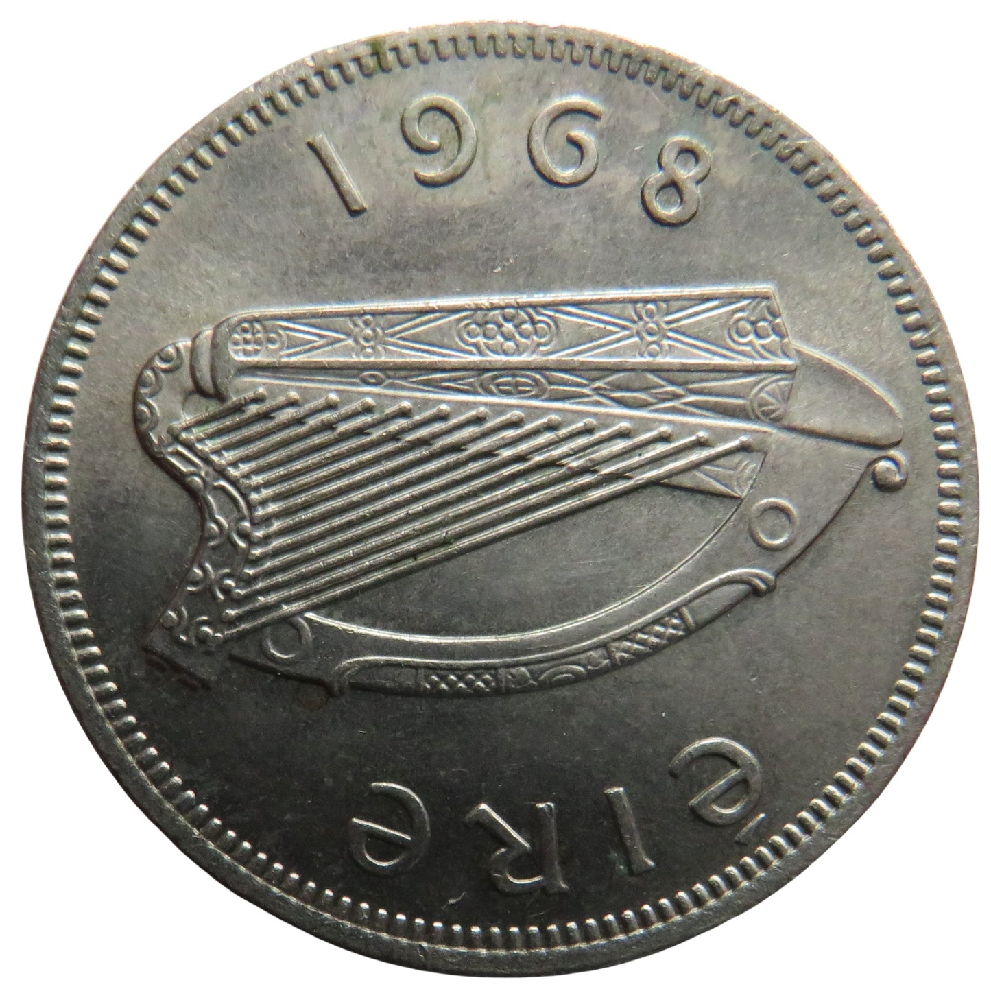 1968 Ireland Eire Florin / 2 Shillings Coin In High Grade