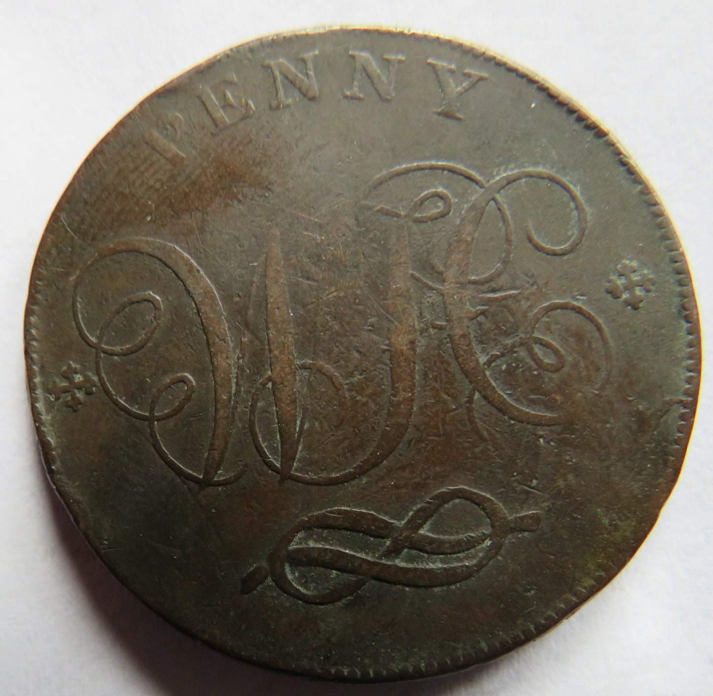 1801 Stafford One Penny Token