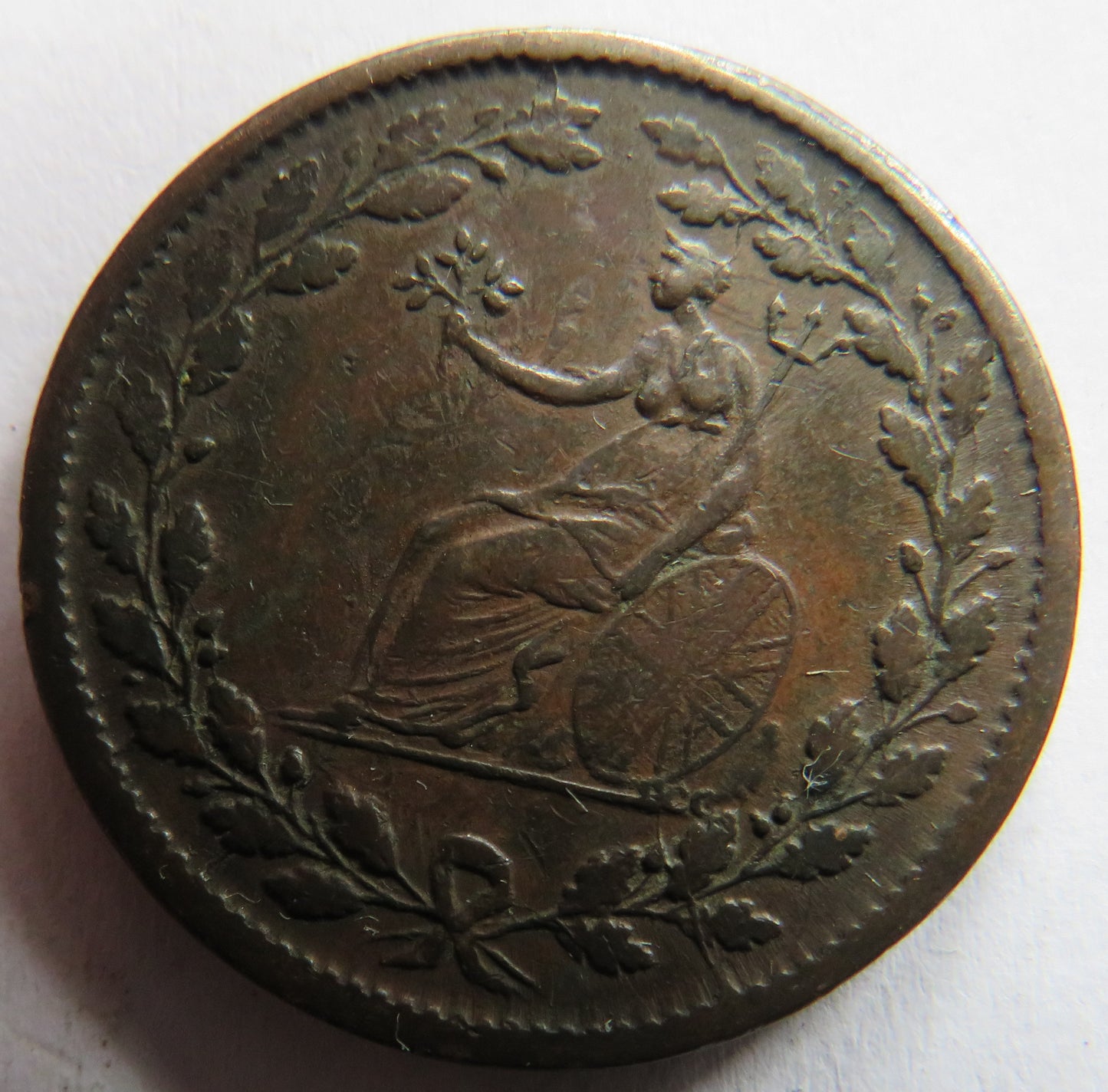 1811 Vincit Amor Patriae Halfpenny Token Walthamstow