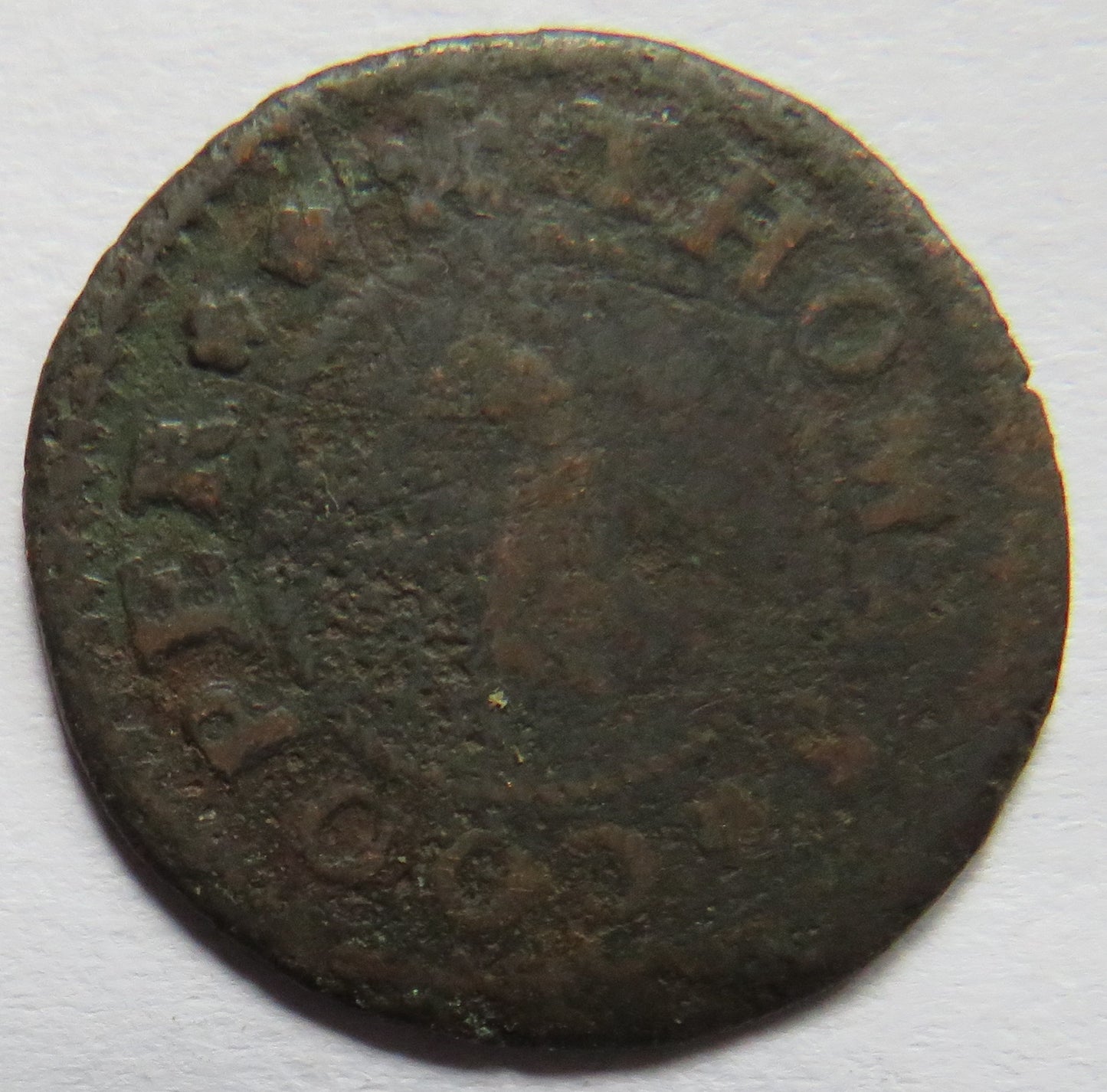 1666 Thomas Cooper Halfpenny Token "of Wiggan"