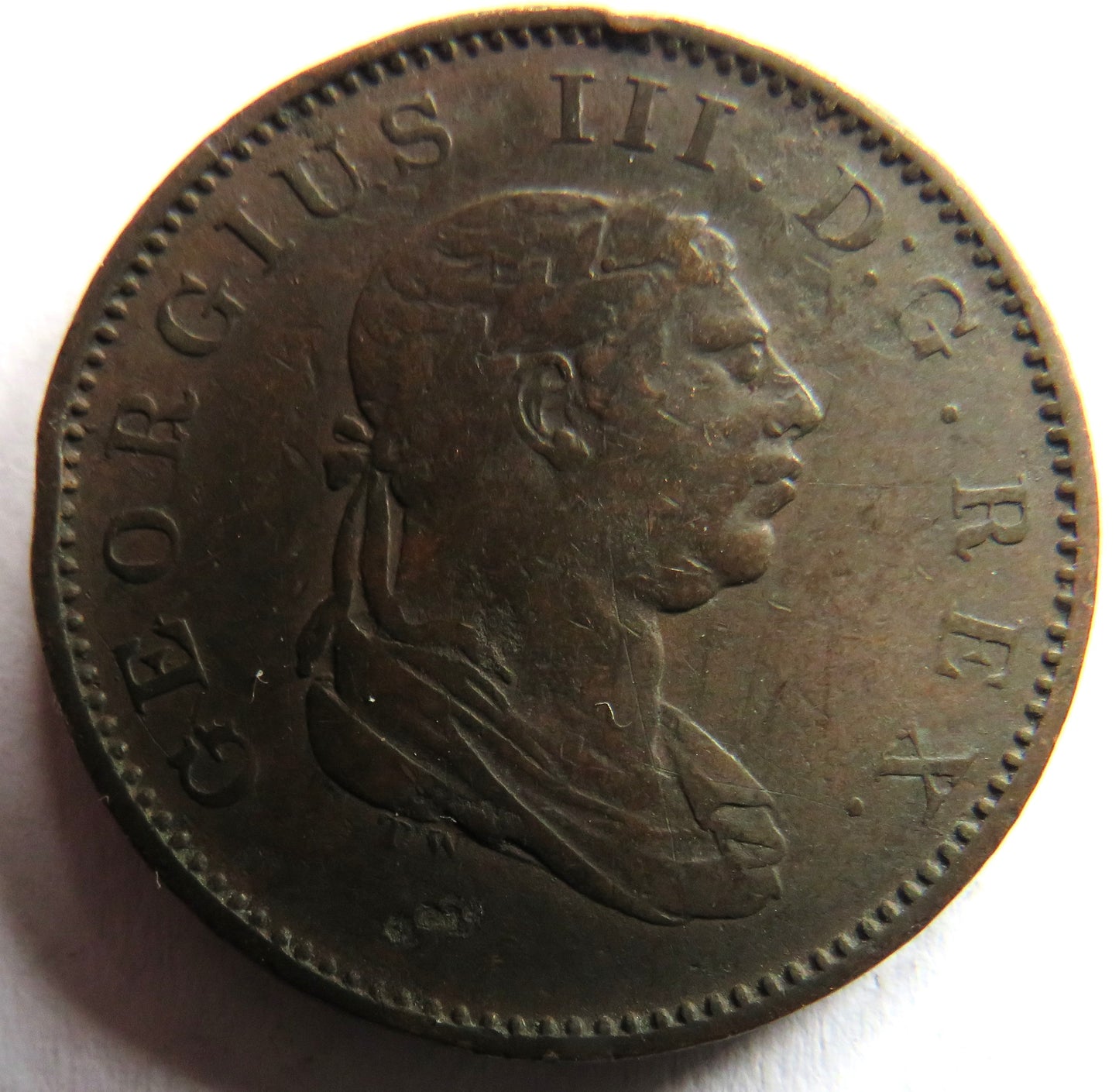 1813 Demerara and Essequibo 1/2 Stiver Coin