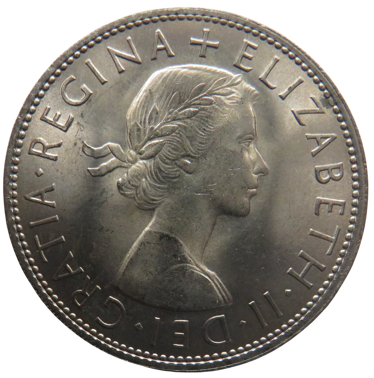 1967 Queen Elizabeth II Halfcrown Coin In High Grade