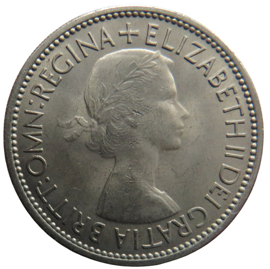 1953 Queen Elizabeth II Florin / Two Shillings Coin In High Grade
