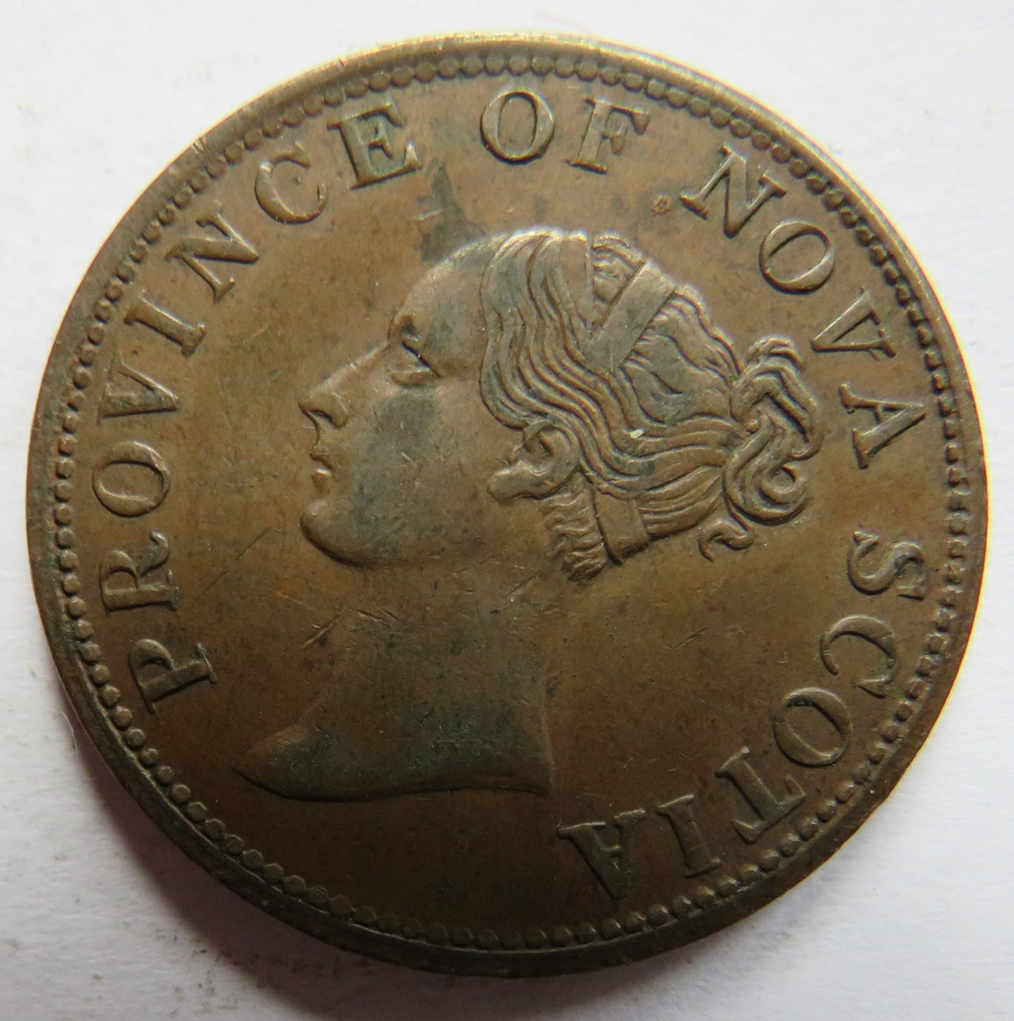 1840 Province of Nova Scotia Halfpenny Token