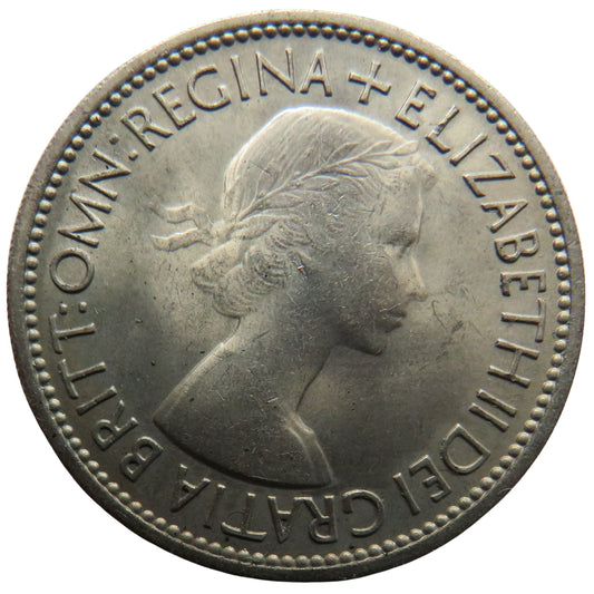 1953 Queen Elizabeth II Florin / Two Shillings Coin In High Grade