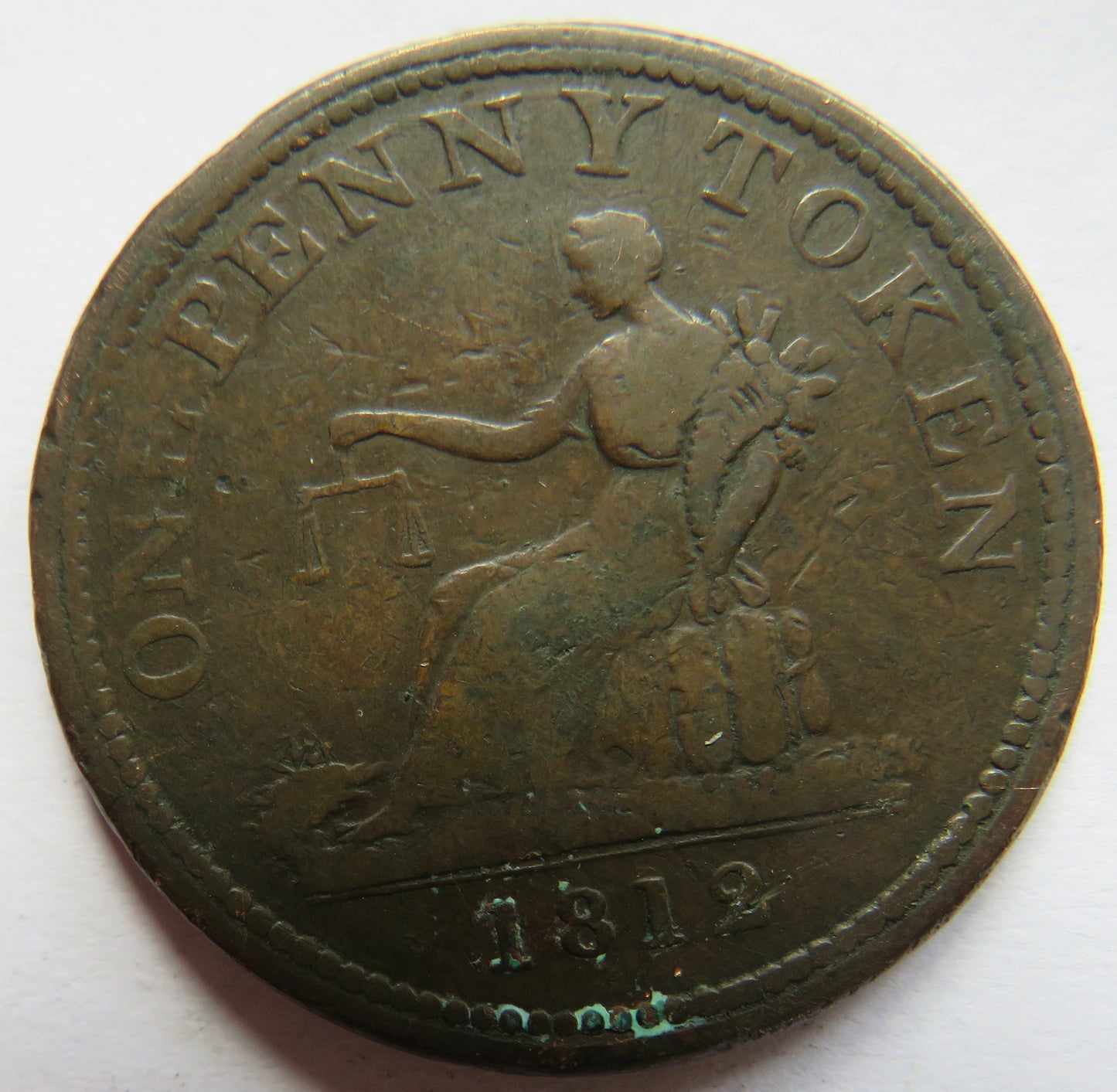 1812 Lower Canada One Penny Token