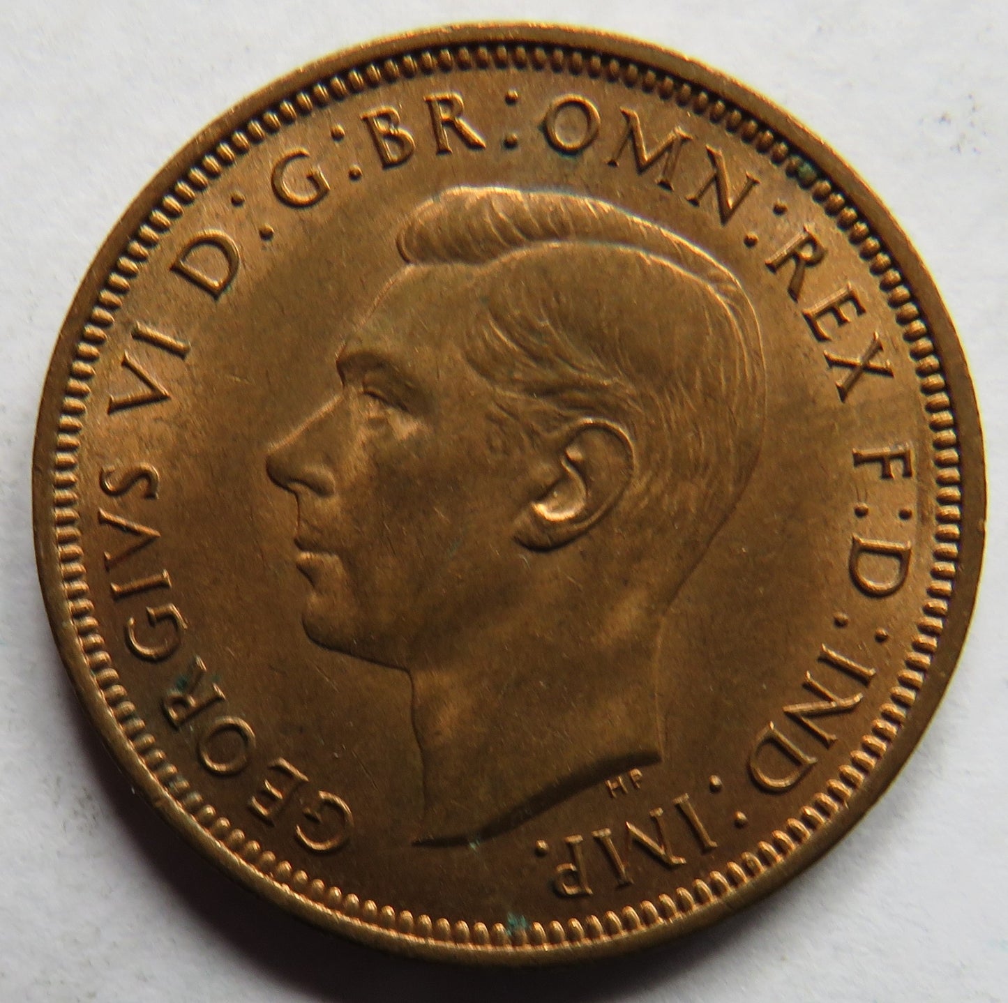 1942 King George VI Halfpenny Coin In High Grade - Great Britain