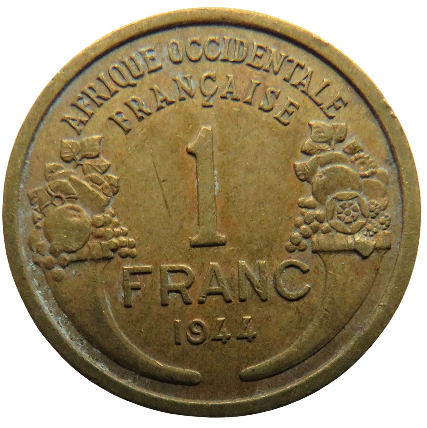 1944 France One Franc Coin