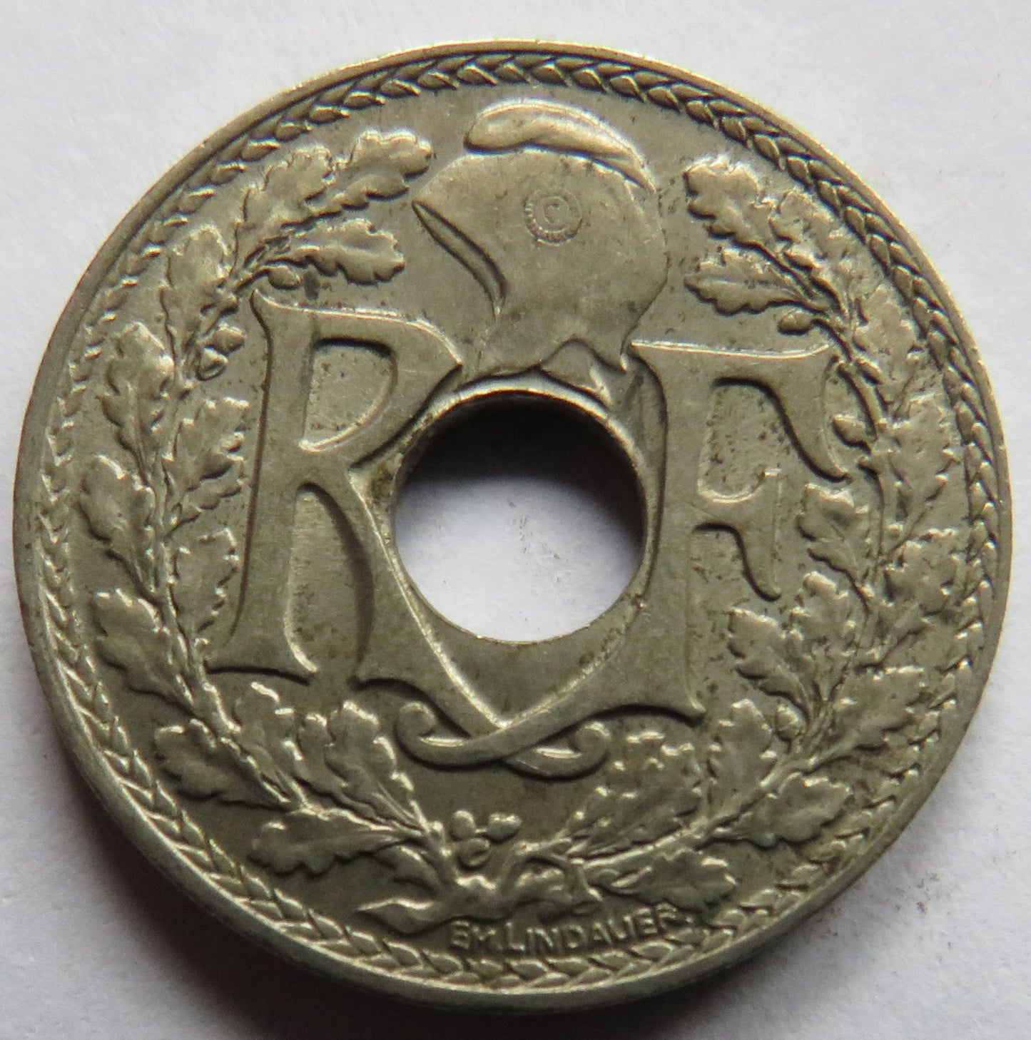 1918 France 10 Centimes Coin