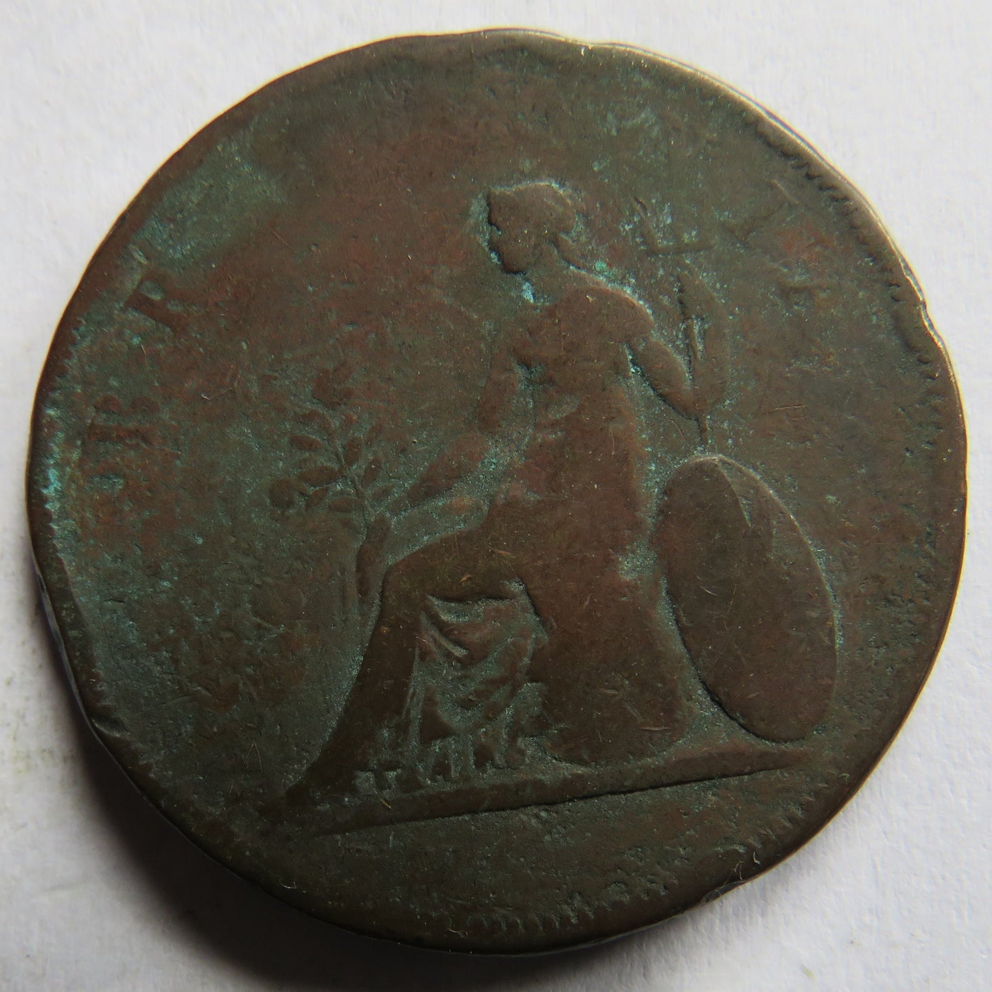 1819 Ionian Islands 2 Oboli Coin