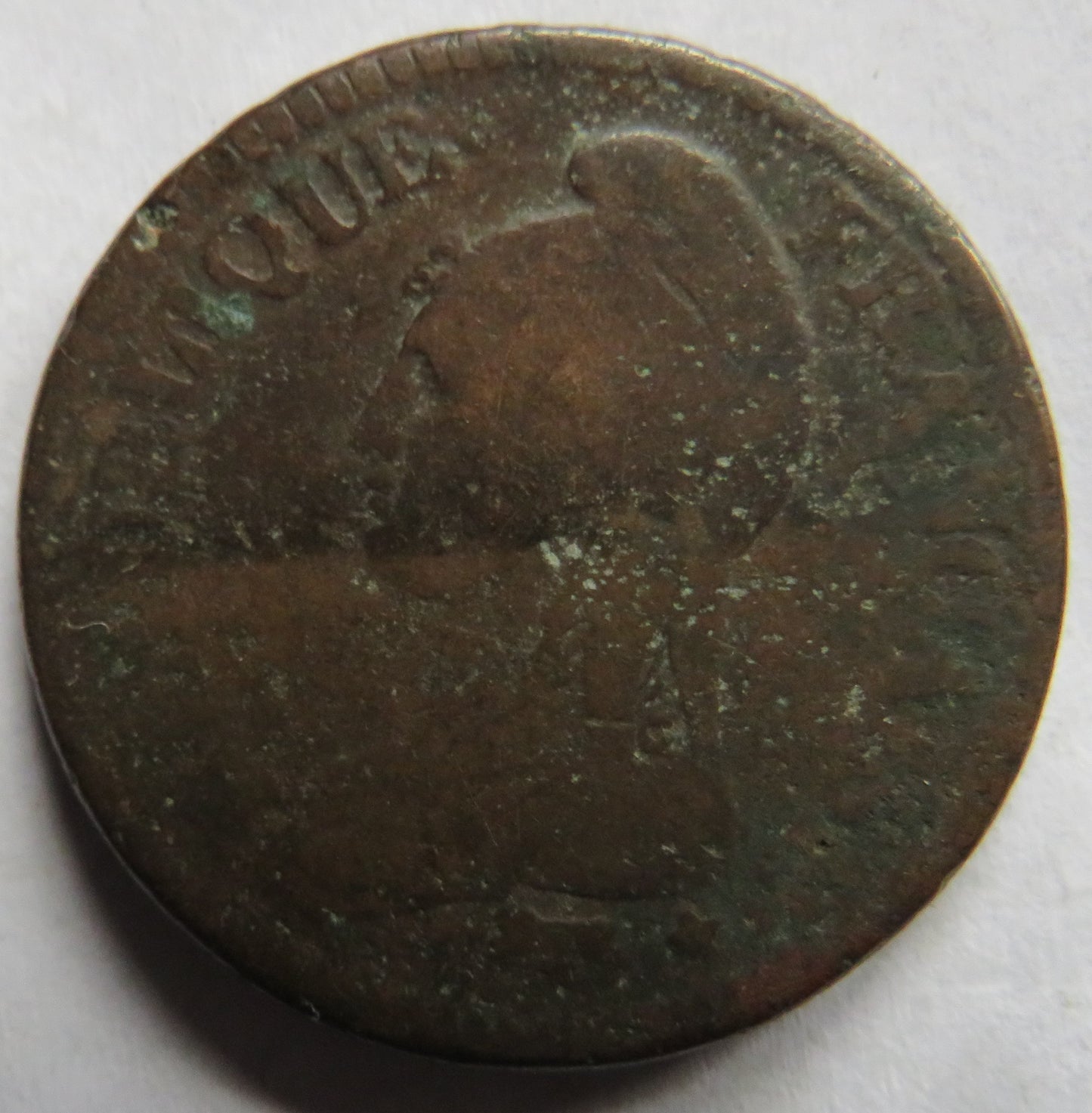 1796-A L'an 5 France One Decime Coin