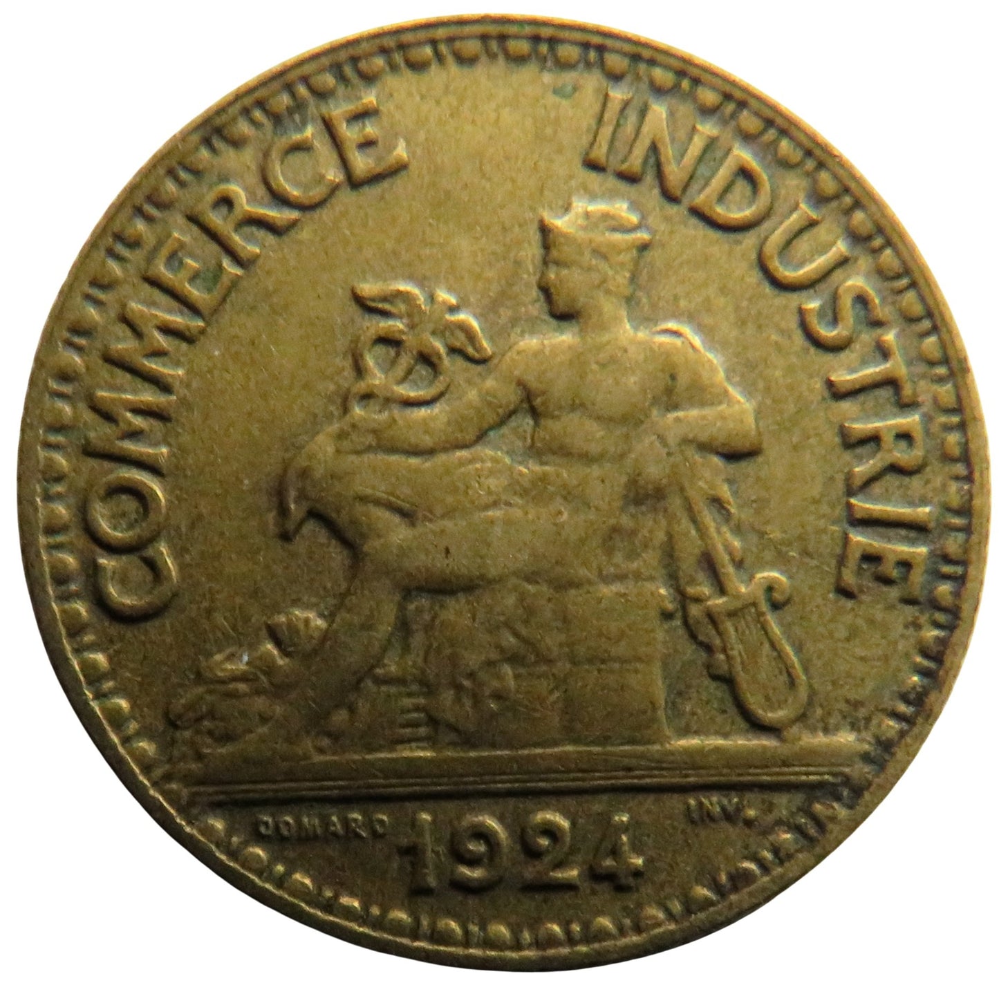 1924 France 50 Centimes Coin