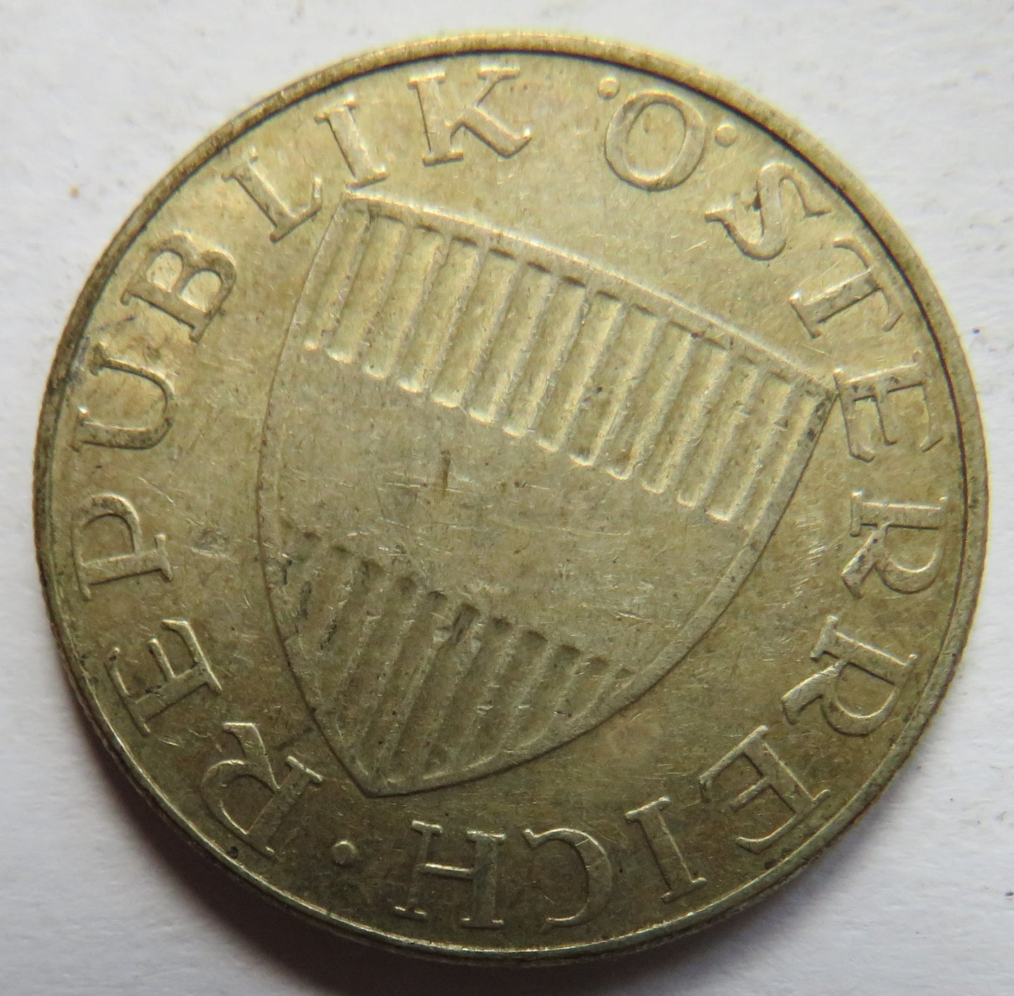 1957 Austria Silver 10 Schilling Coin