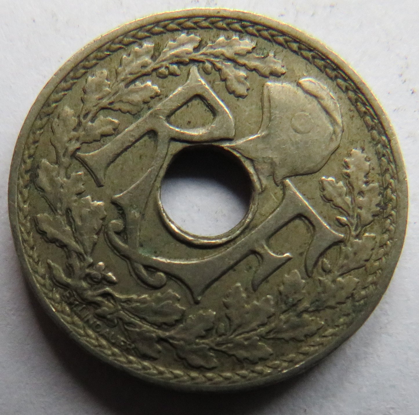 1923 France 5 Centimes Coin