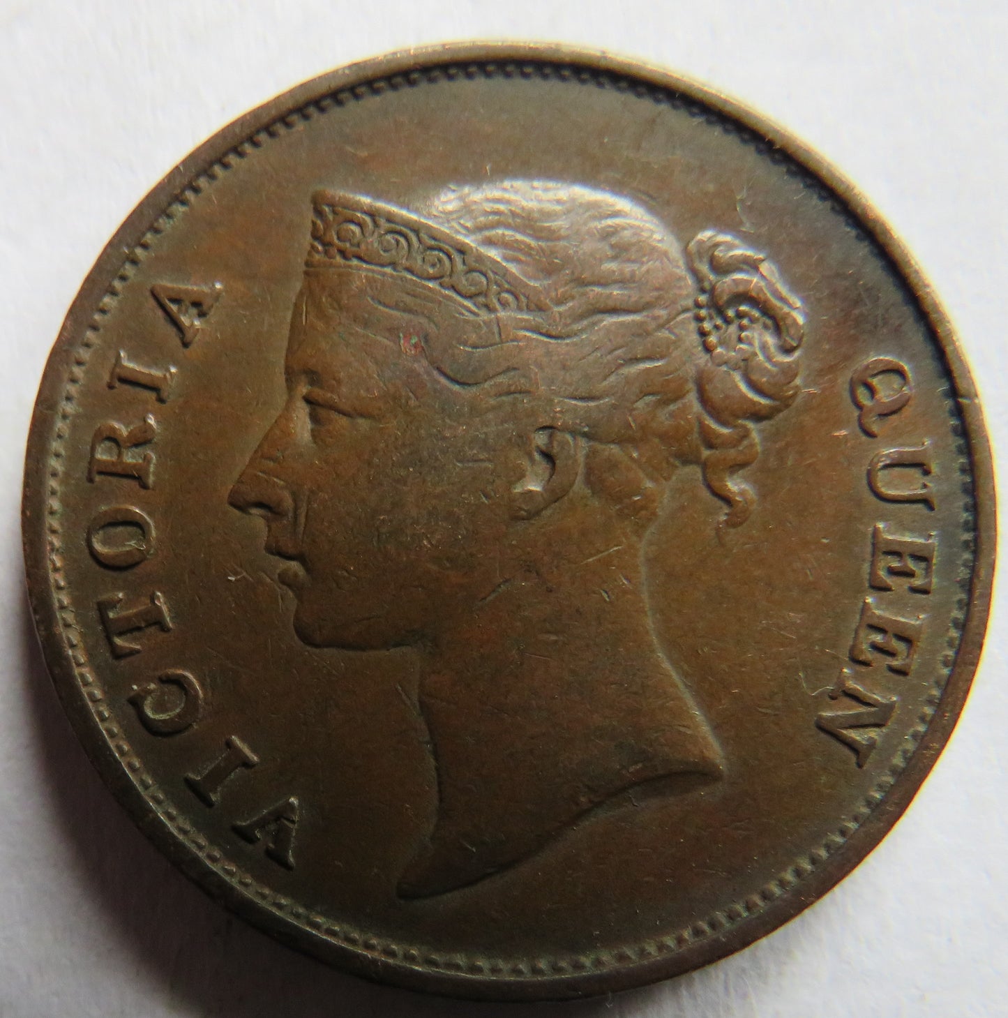 1845 East India Company / Straits Settlements One Cent Coin In Better Grade
