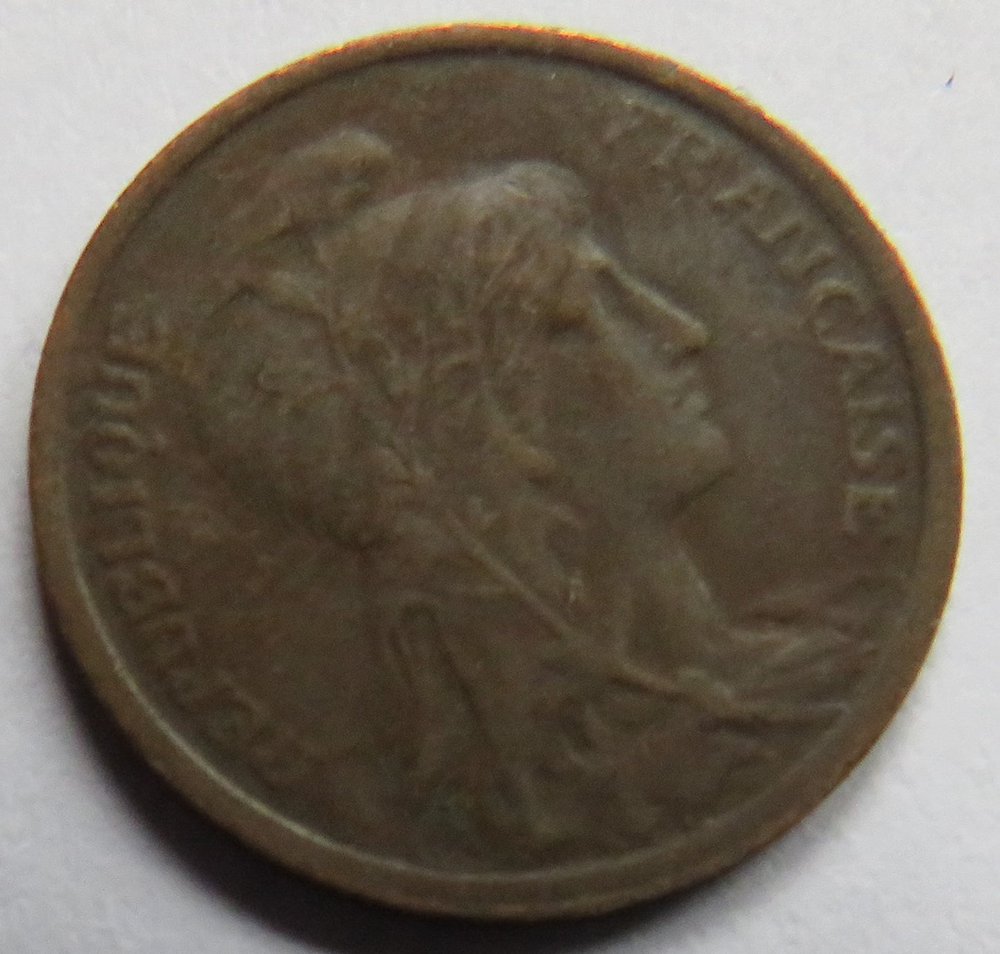 1916 France One Centime Coin