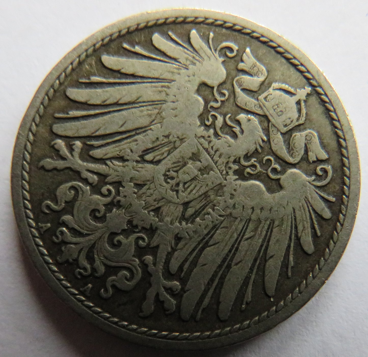 1899-A Germany 10 Pfennig Coin